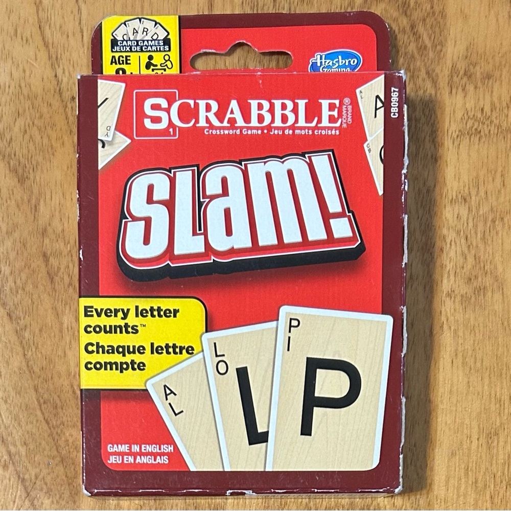 4/$20 Scrabble Slam! Cards Still Sealed.